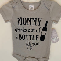 MOMMY DRINKS OUT OF BOTTLE TOO