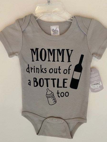 MOMMY DRINKS OUT OF BOTTLE TOO