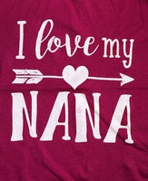 I Love My Nana Shirt
