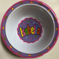 Isabella Personalized Bowl