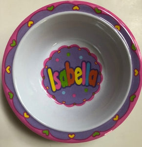Isabella Personalized Bowl