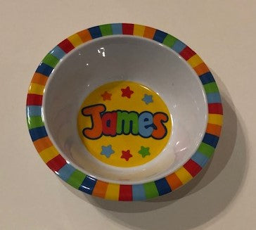 James Personalized Bowl