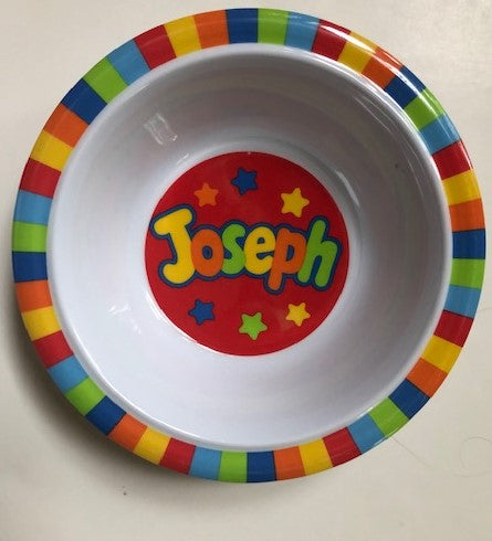 Joseph Personalized Bowl