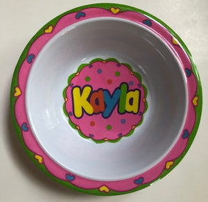 Kayla Personalized Bowl