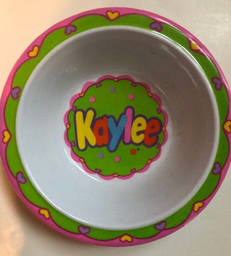 Kaylee Personalized Bowl