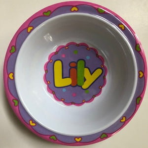 Lily Personalized Bowl