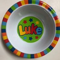 Luke Personalized Bowl