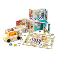 Magnetivity Magnetic Building Play Set - Pizza & Ice Cream Shop
