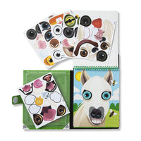 Make-a-Face - Pets Reusable Sticker Pad - On the Go Travel Activity
