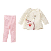 Pink Sequin Santa Tunic & Legging Set