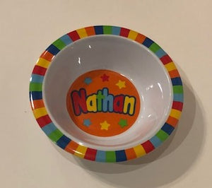Nathan Personalized Bowl