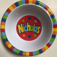 Nicholas Personalized Bowl