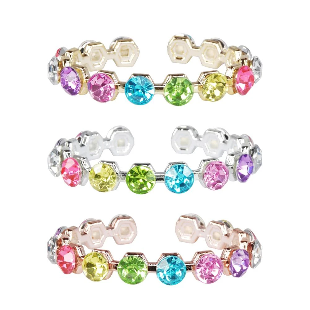 Pink Poppy | Gem Cuff Bangle