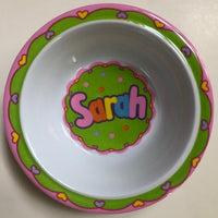 Sarah Personalized Bowl