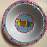 Taylor Personalized Bowl