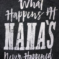 What Happens At Nana's - Never Happened